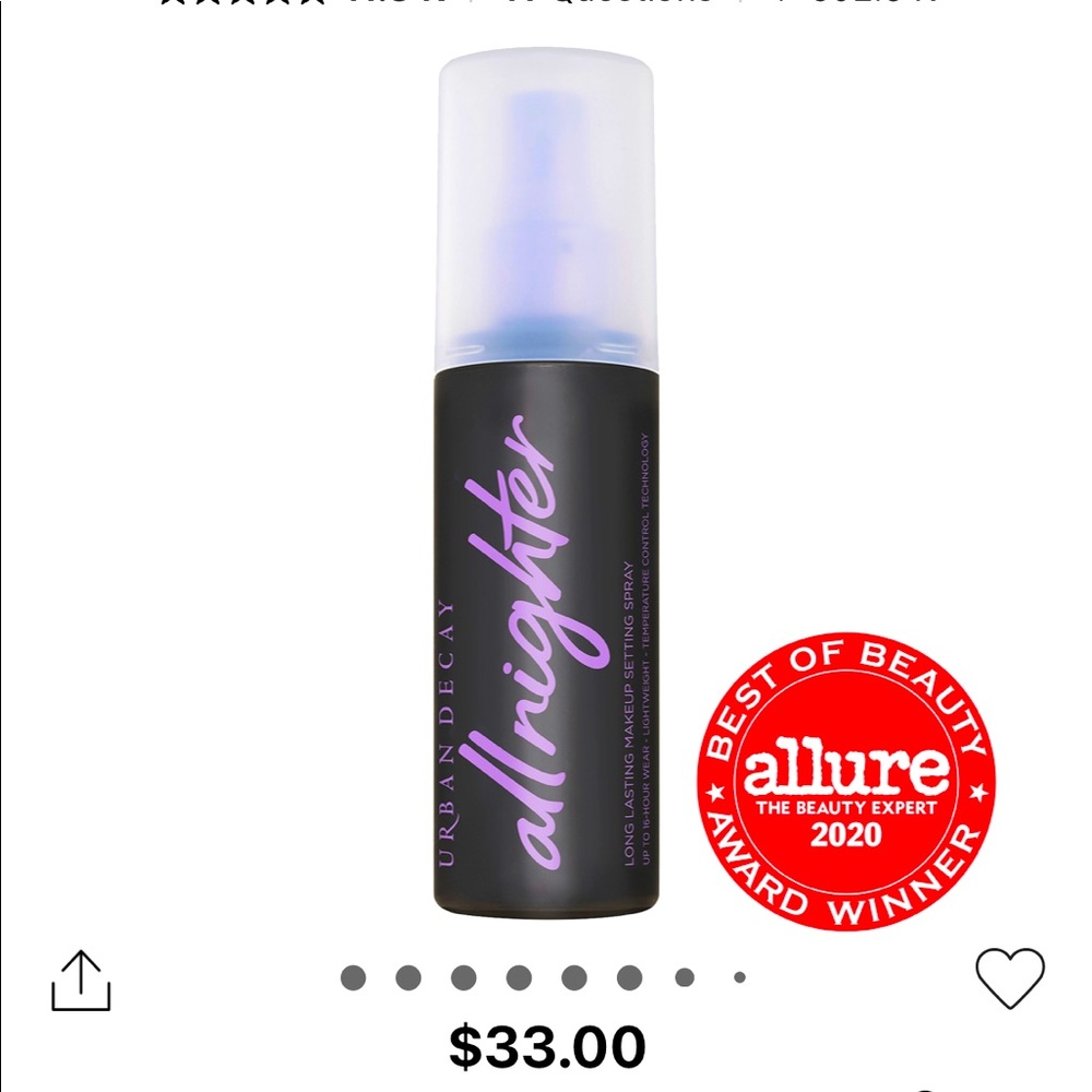 Urban Decay All Nighter Makeup Setting Spray
